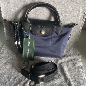 Longchamp Le Pliage Energy XS Navy Handbag